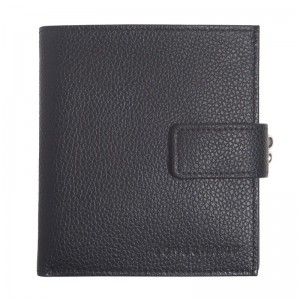 Black Longchamp Le Foulonné Compact Women's Wallet | 4673-LTKOZ