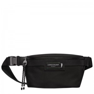 Black Longchamp Le Pliage Energy M Women's Belt Bags | 1862-YDFUT