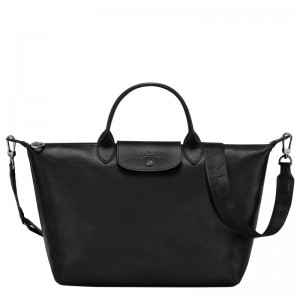 Black Longchamp Le Pliage Xtra L Women's Handbag | 0617-DVSTW