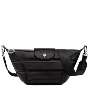 Black Longchamp Le Pliage Xtra XS Women's Crossbody Bags | 1204-HCSRT