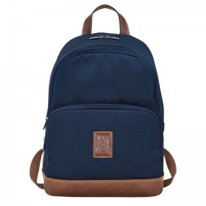 Blue Longchamp Boxford Men's Backpacks | 2168-BLHUX