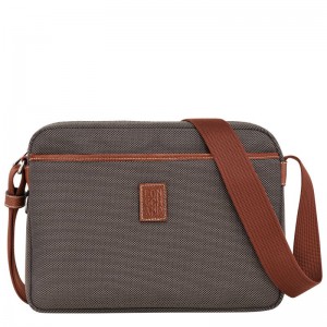 Brown Longchamp Boxford M Men's Crossbody Bags | 8725-CQTGZ