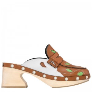 Brown Longchamp La Cigale Women's Clogs | 8750-PVZCL