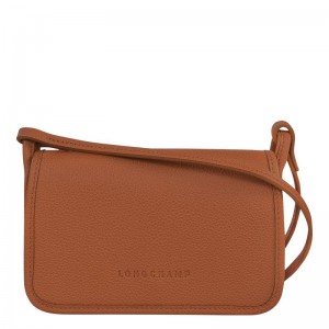 Brown Longchamp Le Foulonné XS Women's Clutch Bag | 9815-PCQDA