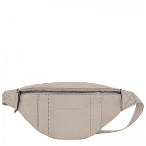 Grey Longchamp 3D S Men's Belt Bags | 8950-PGQJZ