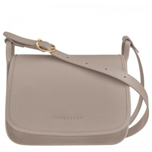 Grey Longchamp Le Foulonné M Women's Crossbody Bags | 4817-GPFQE