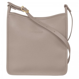 Grey Longchamp Le Foulonné M Women's Crossbody Bags | 8726-SGTRP