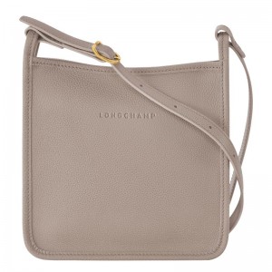 Grey Longchamp Le Foulonné S Women's Crossbody Bags | 4352-ODVFU