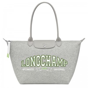 Grey Longchamp Le Pliage Collection L Women's Tote Bags | 1927-GPOTW