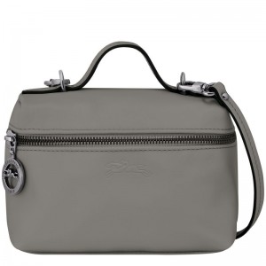 Grey Longchamp Le Pliage Xtra XS Women's Crossbody Bags | 8172-PZEBY