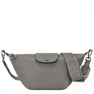 Grey Longchamp Le Pliage Xtra XS Women's Crossbody Bags | 7832-YTSJW