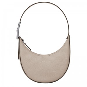 Grey Longchamp Roseau Essential S Women's Hobo Bag | 0614-ABKFX