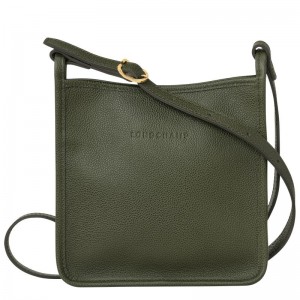 Khaki Longchamp Le Foulonné S Women's Crossbody Bags | 2415-TADYG