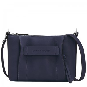 Navy Longchamp 3D S Women's Crossbody Bags | 0478-PGHCO