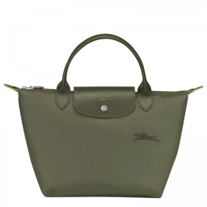 Olive Longchamp Le Pliage Green S Women's Handbag | 0423-DNQLC