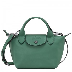 Olive Longchamp Le Pliage Xtra XS Women's Handbag | 9682-ROGIT