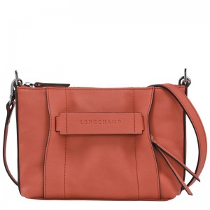 Orange Longchamp 3D S Women's Crossbody Bags | 7904-GCUTS