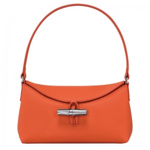 Orange Longchamp Roseau S Women's Hobo Bag | 4269-HGOSB