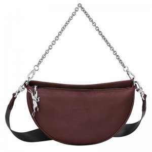 Purple Longchamp Smile S Women's Shoulder Bags | 5729-MCAYG