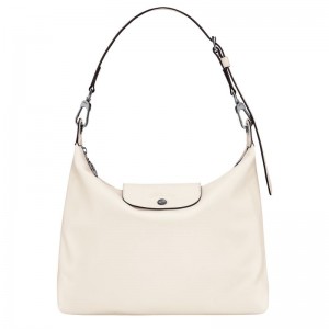 White Longchamp Le Pliage Xtra M Women's Hobo Bag | 9736-TZVUW