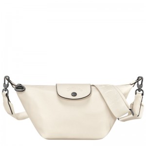 White Longchamp Le Pliage Xtra XS Women's Shoulder Bags | 5142-ZURJF