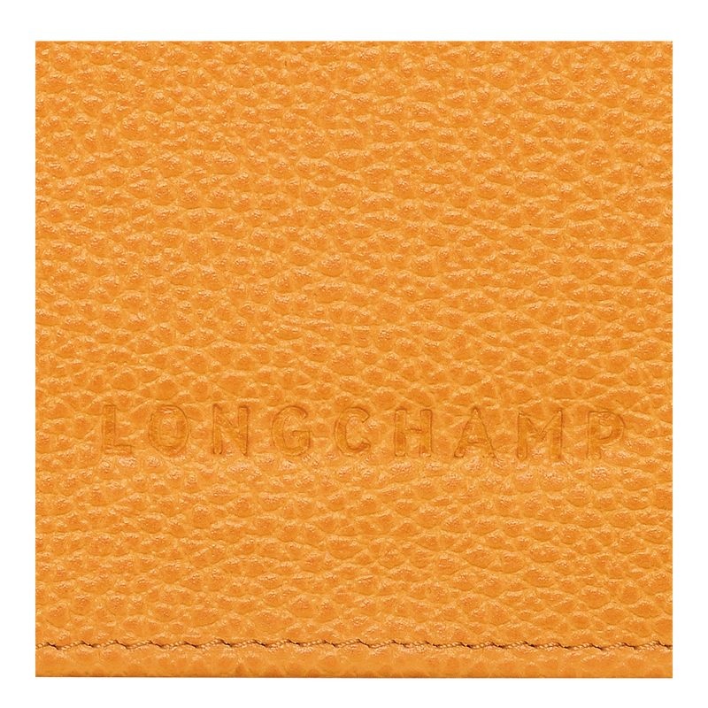 Apricot Longchamp Le Foulonné Continental Women's Wallet | 7643-QFXJM