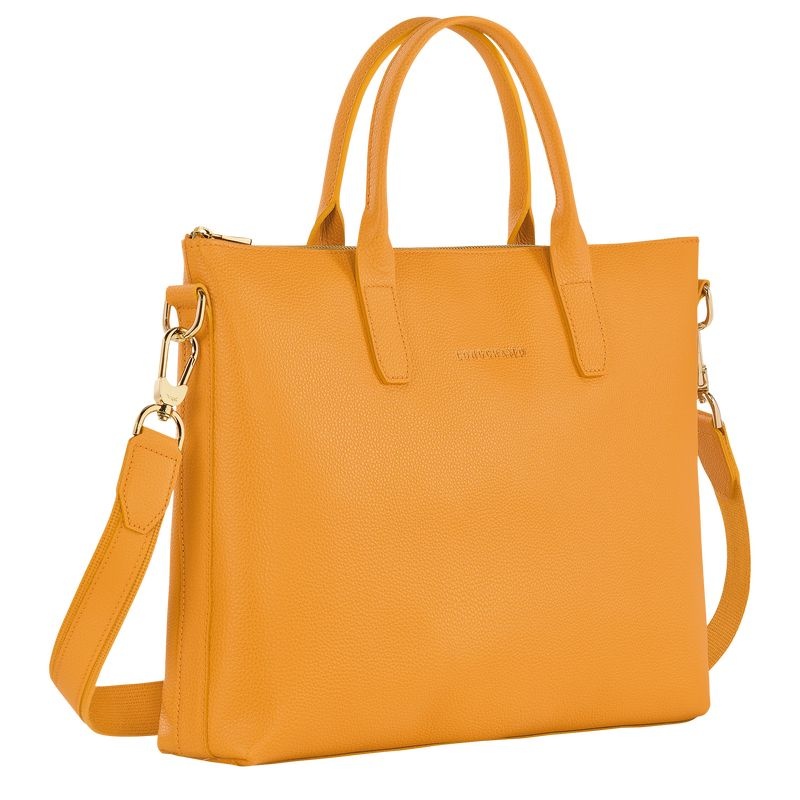 Apricot Longchamp Le Foulonné S Women's Briefcase | 1259-UNBES