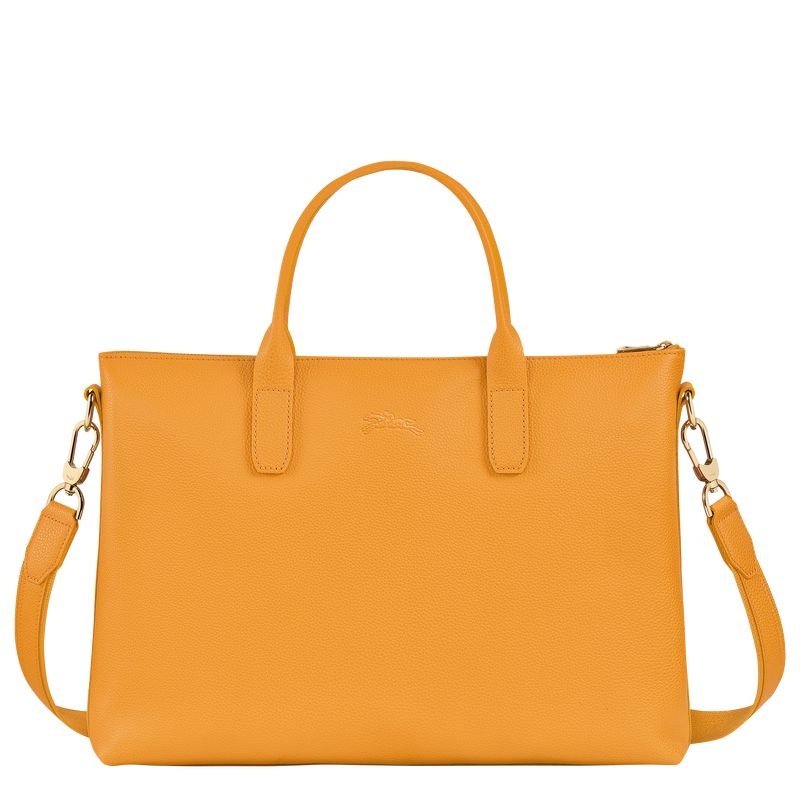 Apricot Longchamp Le Foulonné S Women's Briefcase | 1259-UNBES