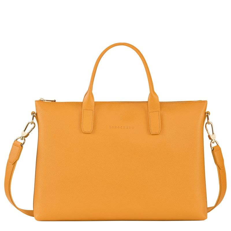 Apricot Longchamp Le Foulonné S Women\'s Briefcase | 1259-UNBES