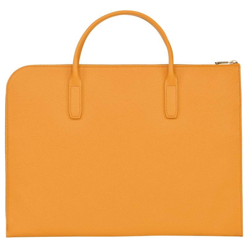 Apricot Longchamp Le Foulonné S Women's Briefcase | 5328-IEVRL