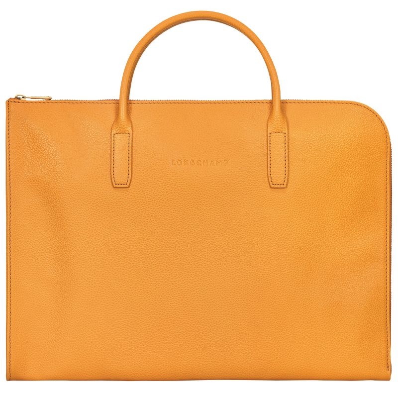 Apricot Longchamp Le Foulonné S Women\'s Briefcase | 5328-IEVRL