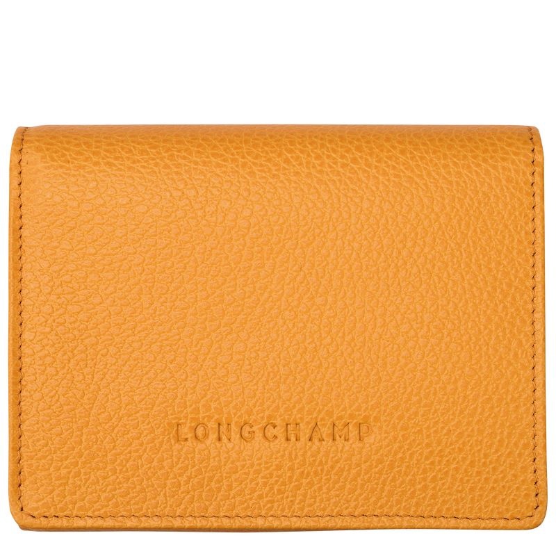 Apricot Longchamp Le Foulonné Women\'s Wallet | 8256-FLCUO