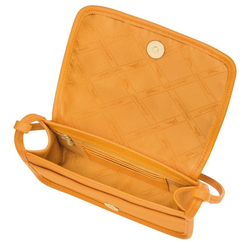 Apricot Longchamp Le Foulonné XS Women's Clutch Bag | 9127-ROABU