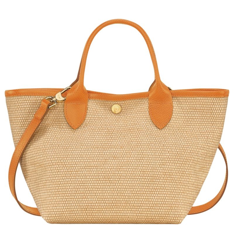 Apricot Longchamp Le Panier Pliage S Women's Handbag | 6298-IFAGT