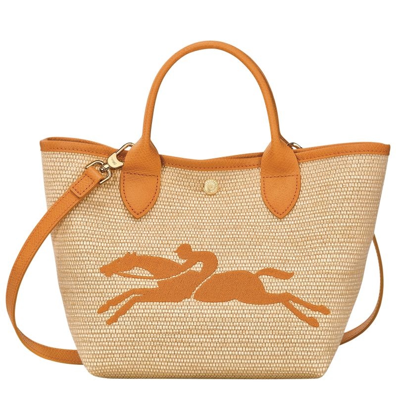 Apricot Longchamp Le Panier Pliage S Women\'s Handbag | 6298-IFAGT