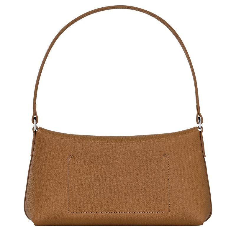 Beige Longchamp Roseau S Women's Hobo Bag | 3487-EXSRW