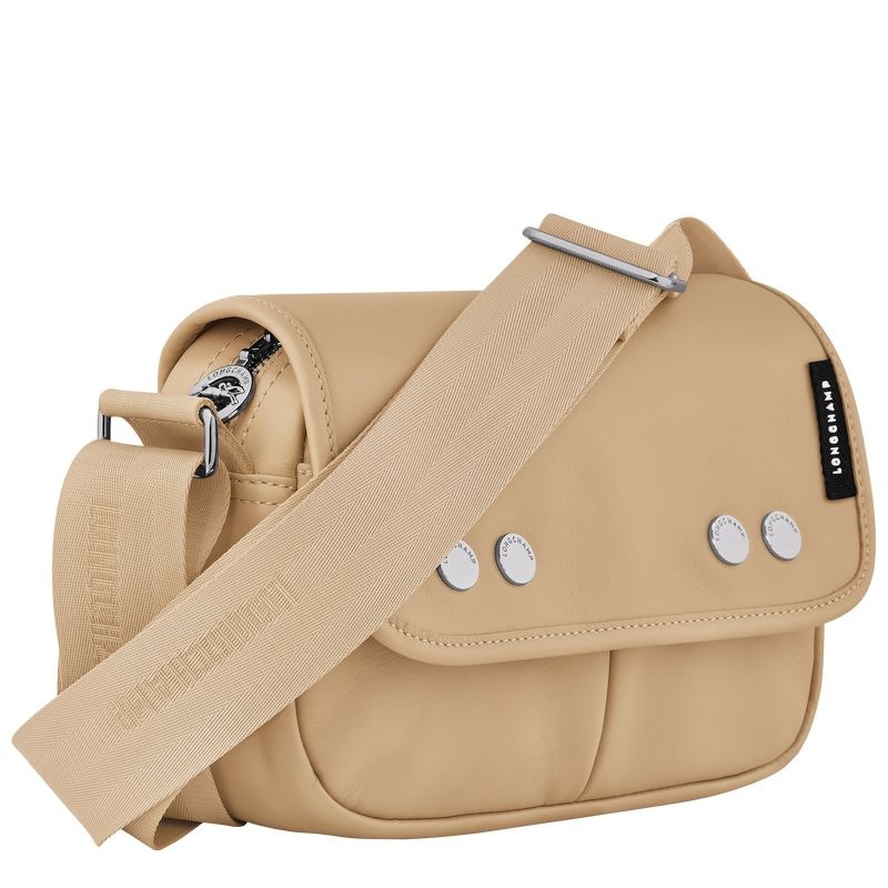 Beige Longchamp Très Paris S Women's Crossbody Bags | 6543-AXWVR