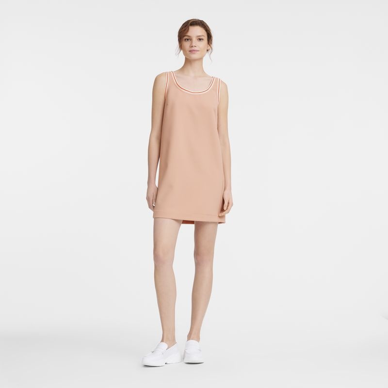 Beige Longchamp Women's Dress | 1587-JNHCA