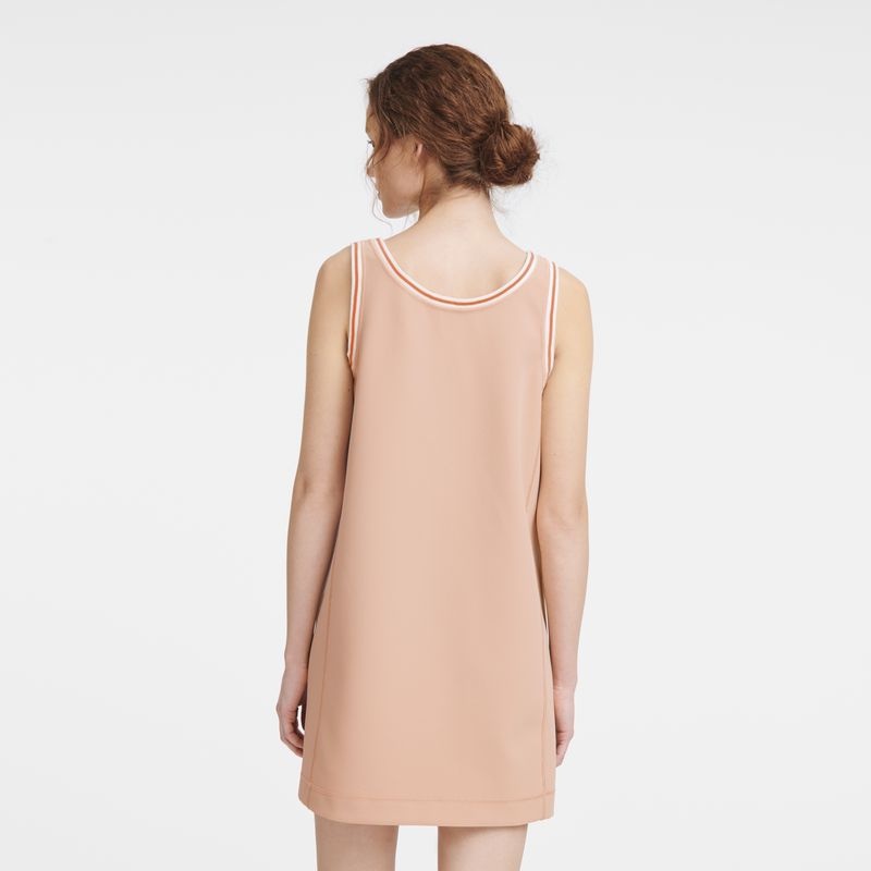 Beige Longchamp Women's Dress | 1587-JNHCA