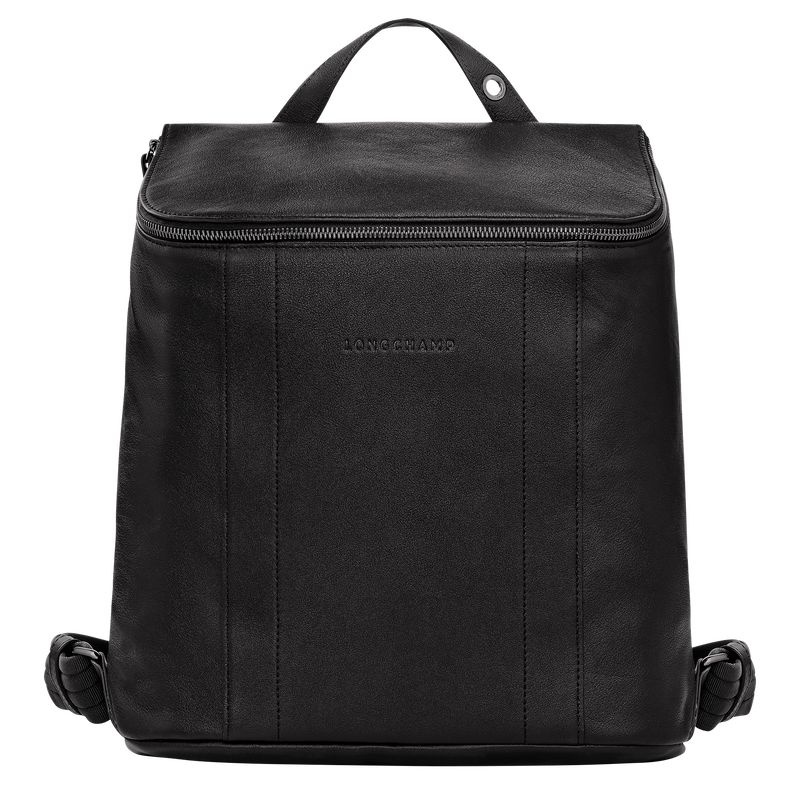 Black Longchamp 3D M Men\'s Backpacks | 9021-ZFXNC