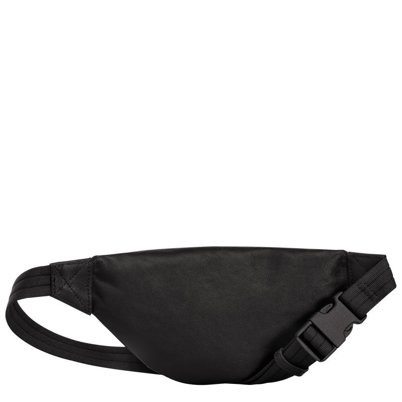 Black Longchamp 3D S Women's Belt Bags | 6021-LDVRN