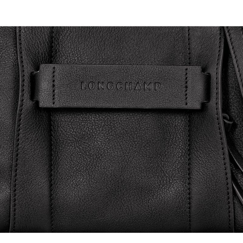 Black Longchamp 3D S Women's Crossbody Bags | 6031-DECST