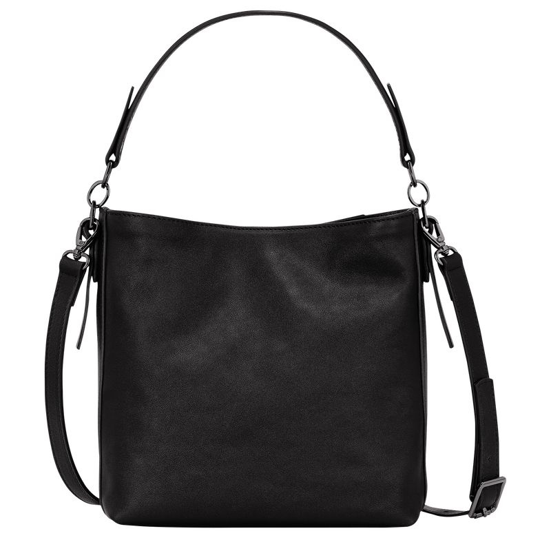 Black Longchamp 3D S Women's Crossbody Bags | 7582-IBUMC