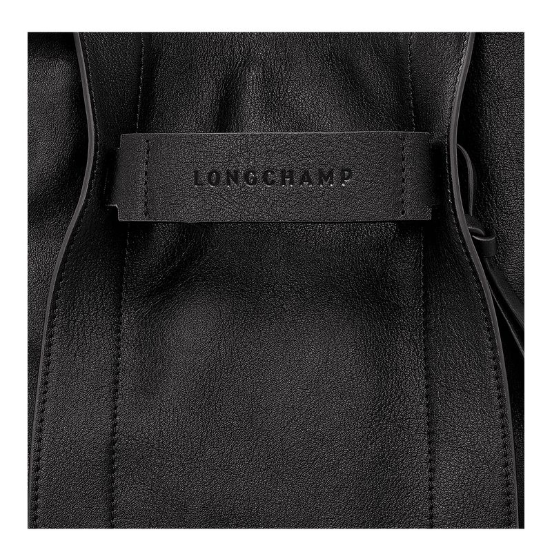 Black Longchamp 3D S Women's Crossbody Bags | 7582-IBUMC