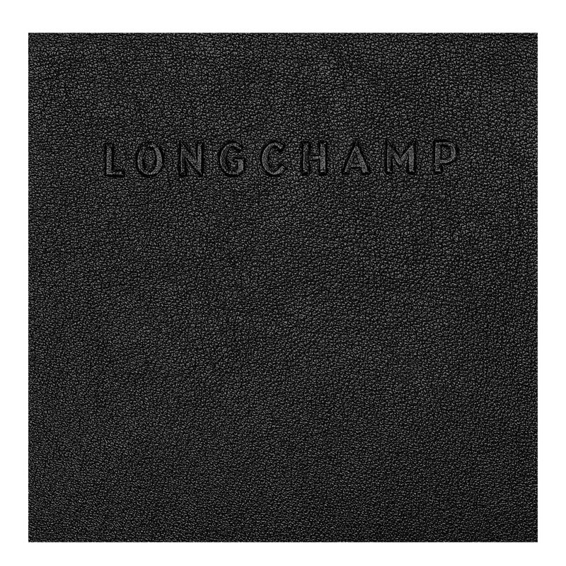 Black Longchamp 3D Women's Wallet | 3618-QMAFB