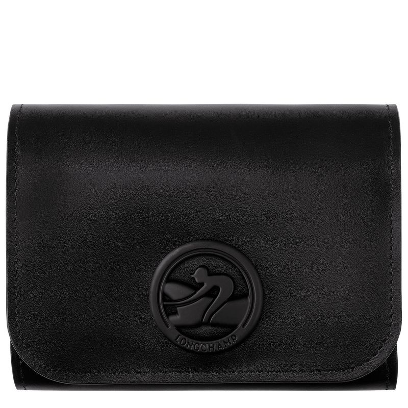 Black Longchamp Box-Trot Women\'s Wallet | 2304-DNOLR