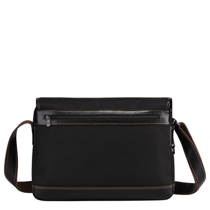 Black Longchamp Boxford L Men's Crossbody Bags | 9563-WUCAN