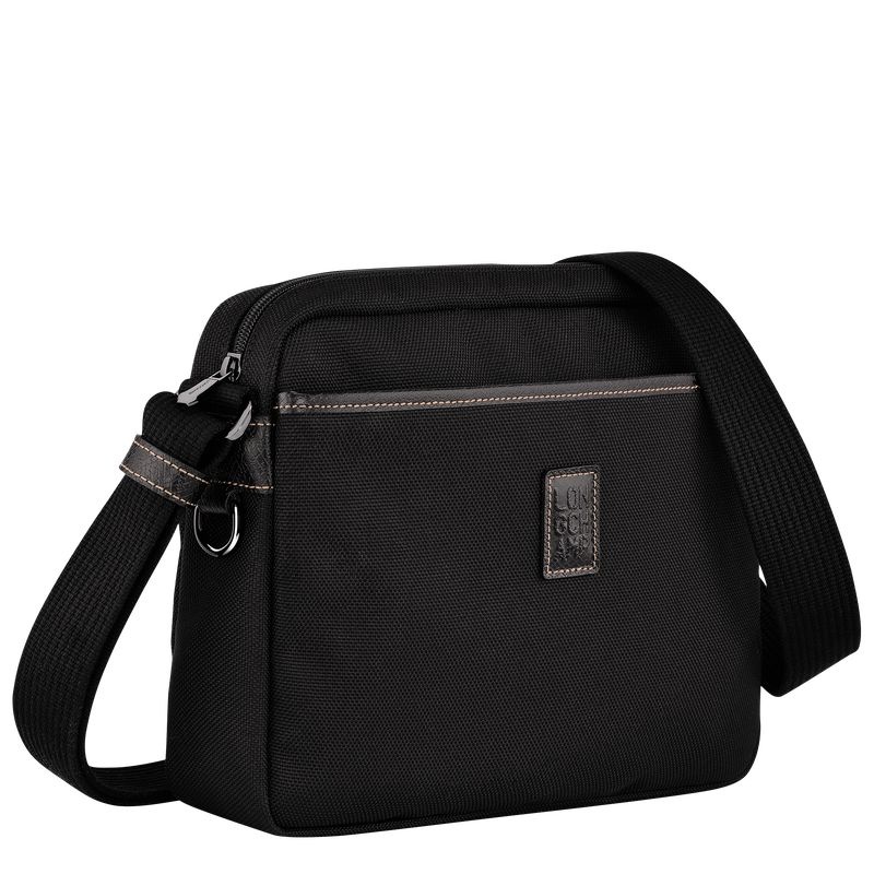 Black Longchamp Boxford M Men's Crossbody Bags | 6195-IYMCR