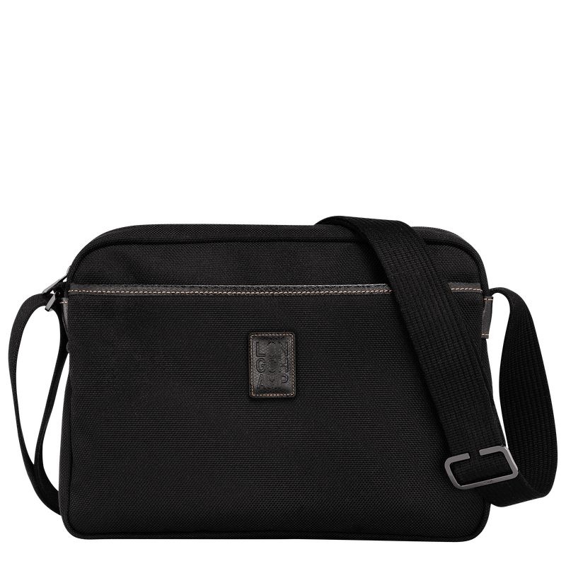 Black Longchamp Boxford M Men\'s Crossbody Bags | 6195-IYMCR