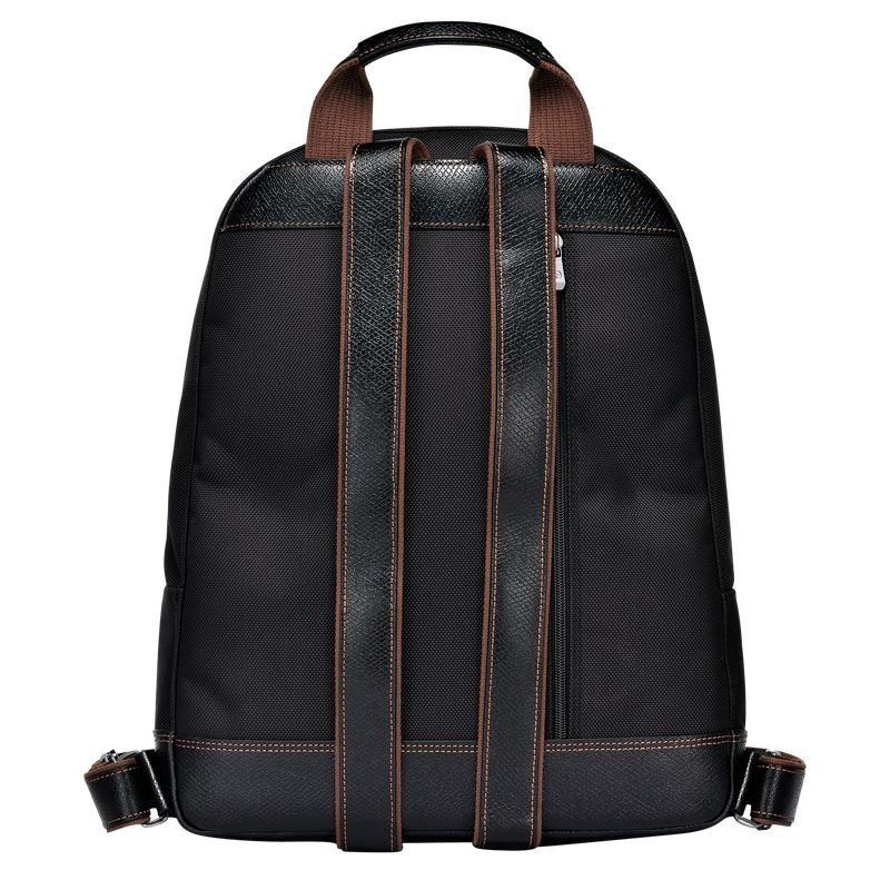 Black Longchamp Boxford Men's Backpacks | 6835-RVWMP